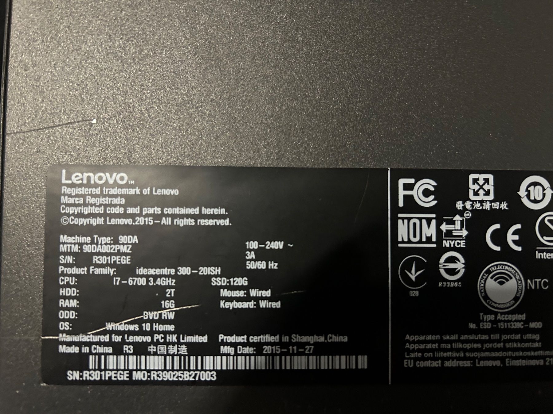 Lenovo PCs: Lenovo IdeaCentre Desktop PC – D'occasion à Oberurnen par simgug 5