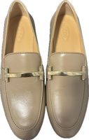 Tod's Beige Leather Loafers