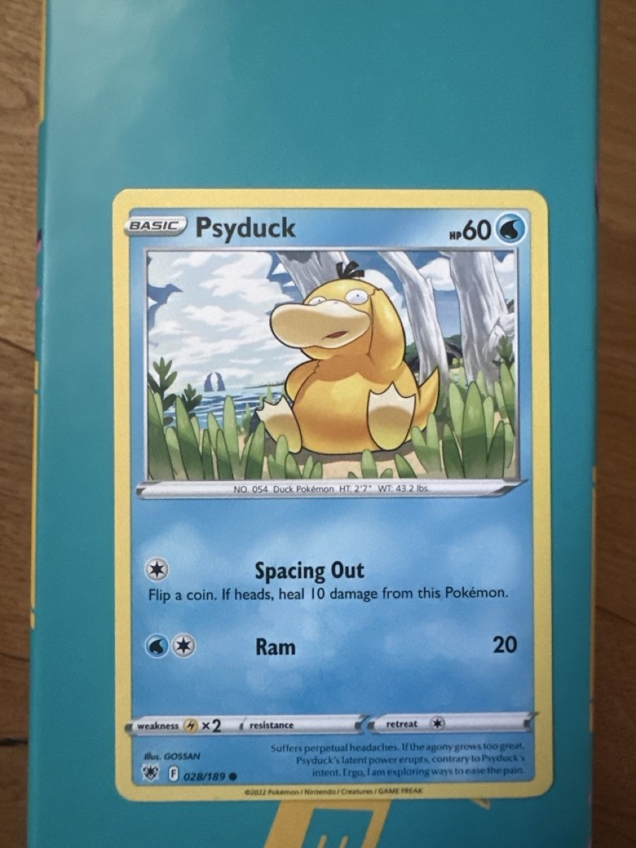 Pokémon Carte collezionabili: Pokemon Psyduck #28 Astral Radiance – Usato da Innerberg venduto da kirkizsara 2