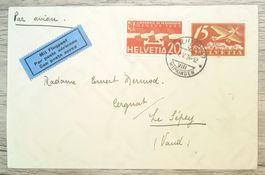 TR69 Enveloppe + Timbre Suisse 1934