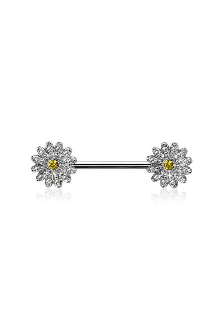 Gioielli per piercing: Nippel Barbell Margerite – Nuovo e nell'imballaggio originale da Döttingen venduto da Orangeroad