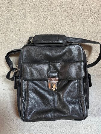 Elegante PICARD Ledertasche, Top Zustand, Schwarz