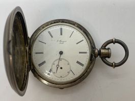 J. Breguet 55mm Silber-Taschenuhr Defekt /i455