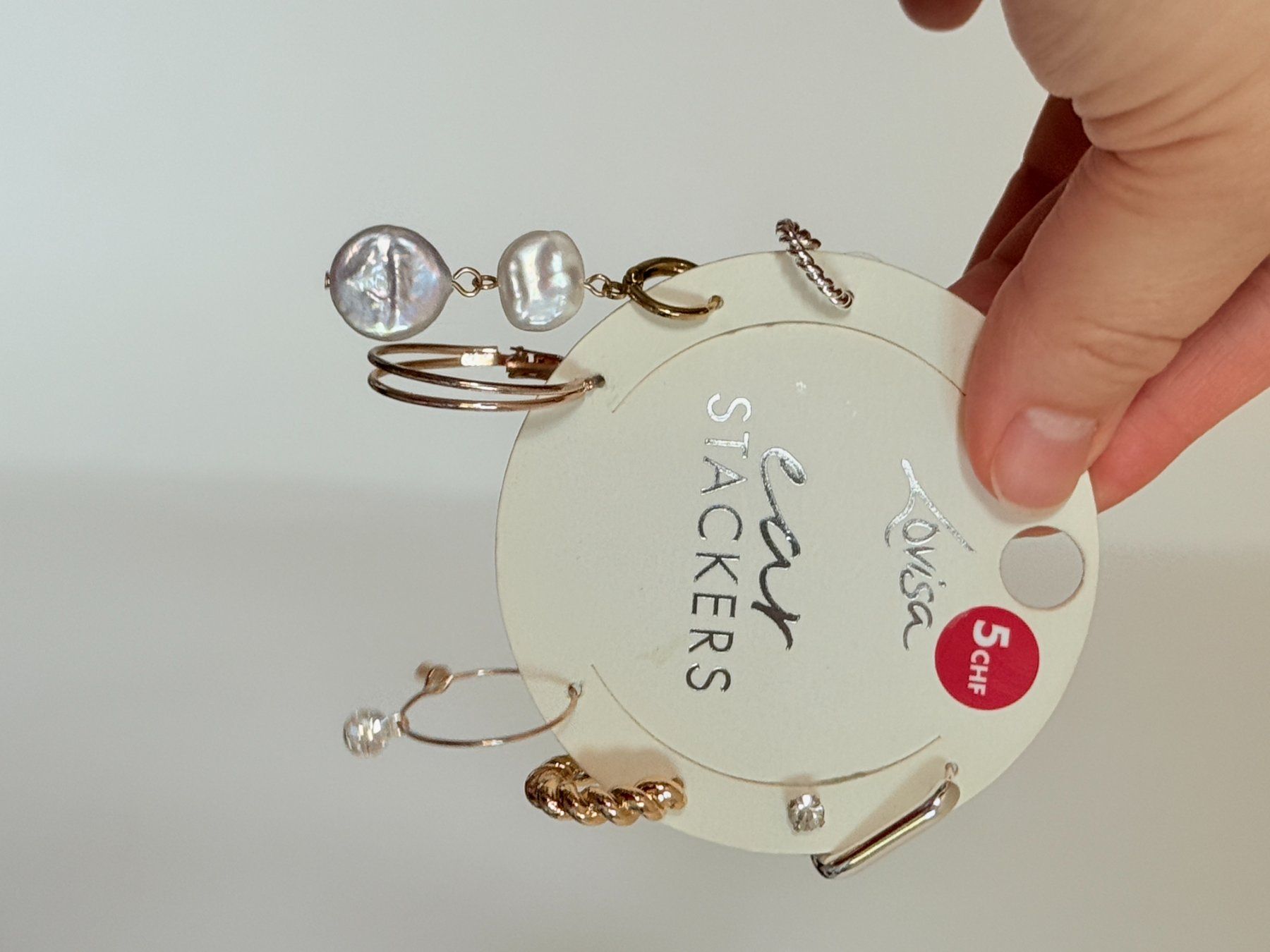 Sonstiger Schmuck: Set de boucles d'oreilles Lovisa Ear Stackers neuf – Neu und originalverpackt aus Genève von AGBERG 5