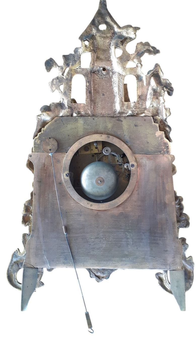 Orologi da terra & Orologi da parete: Kaminuhr Bronze feuervergoldet – Usato da Mörschwil venduto da antiksalon21 7