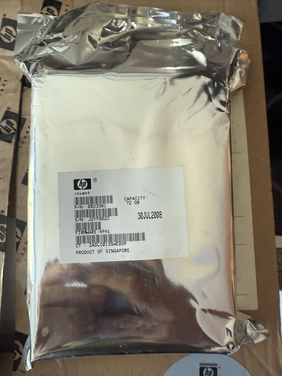 Hewlett Packard Dischi rigidi: Hp 73 GB Server Festplatte – Nuovo e nell'imballaggio originale da Embrach venduto da Tom1717
