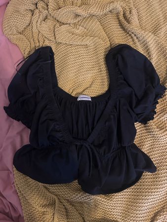 Schwarzes Urban Outfitters Top Grösse M