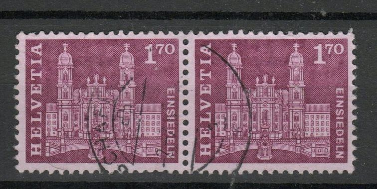 Tutti i francobolli: 1963 - Klosterkirche Einsiedeln – Usato da Schaffhausen venduto da poststamp