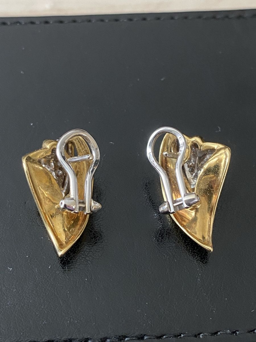 Boucles d'oreille: Ohrringe 18 Kt mit Diamanten  – D'occasion à Ebikon par Lella10 1
