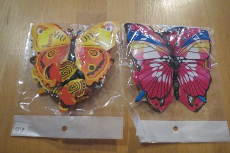 viele Schmetterlinge mit Aufklebepunkt /  2 Pack