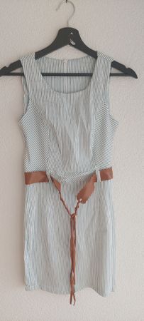 Sommerkleid gestreift Gr. S mit Gürtel