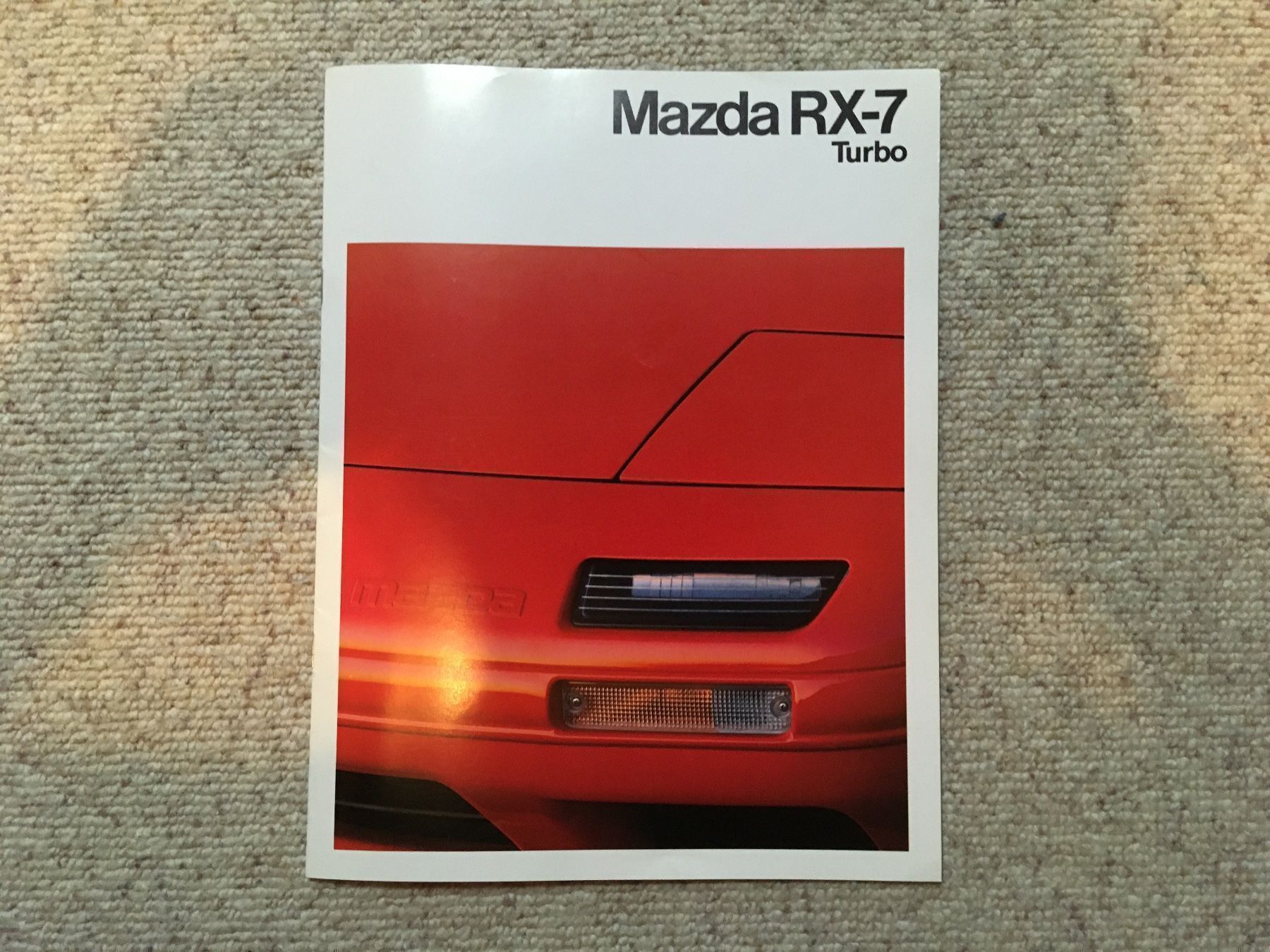 Mazda Documenti: Mazda RX-7 Turbo Prospekt – Usato da Schlatt ZH venduto da Cheyenne69