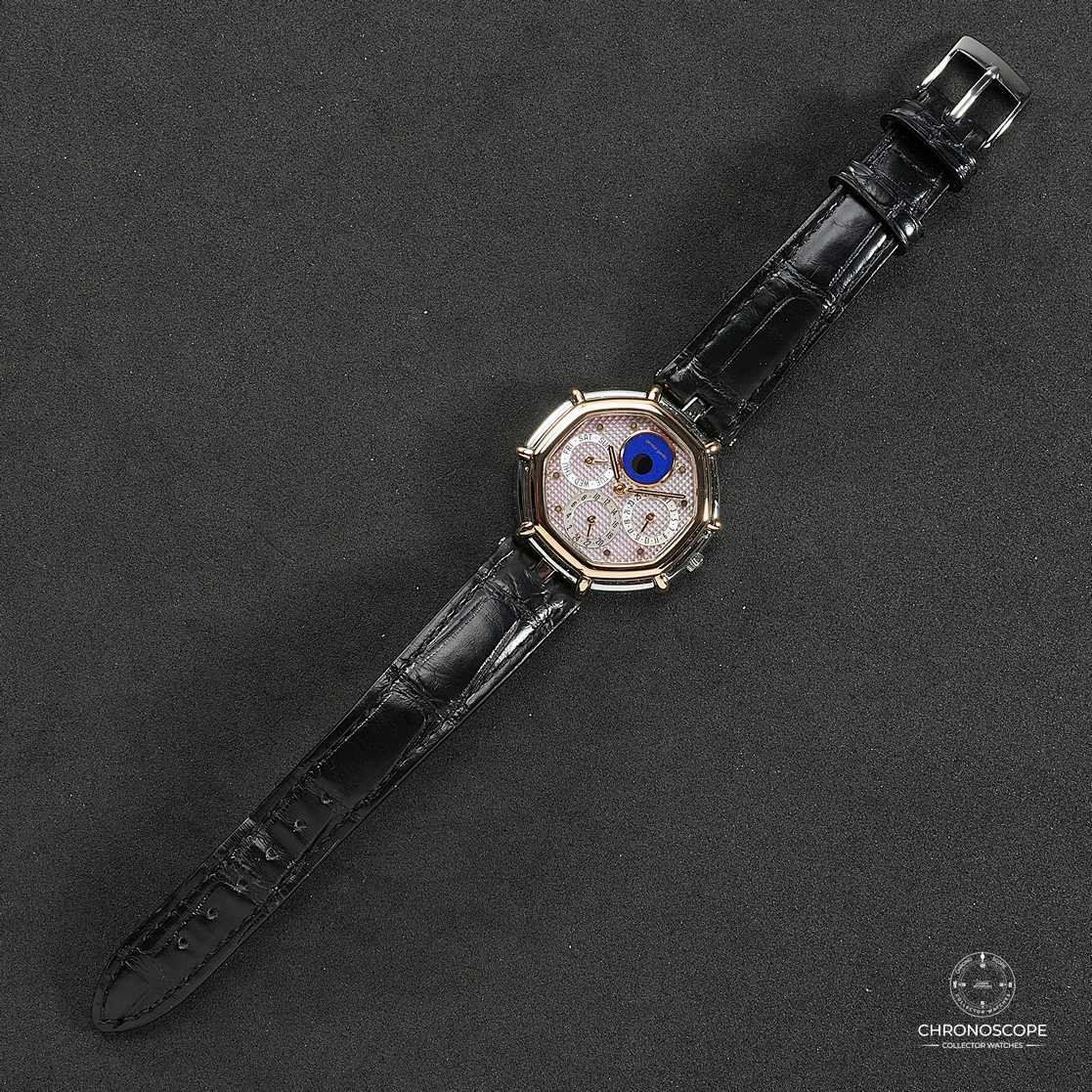 Orologi: Gerald Genta Octo Calendar Reference G.2983.7 guilloché – Usato da Luzern venduto da ChronoScope6004 5