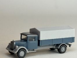 VE1- Wiking Mercedes L 2500 Pritsche graublau