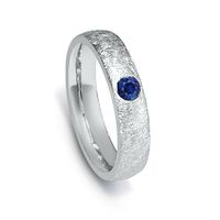 Saphir Ring in Silber 925, inkl. Grössenanpassung
