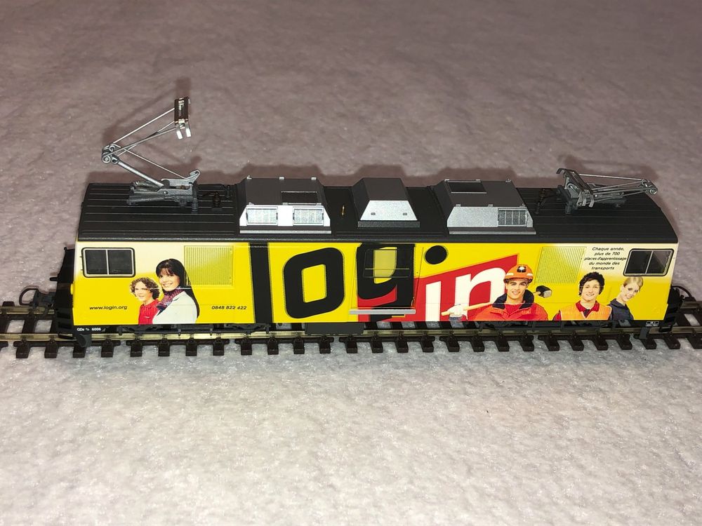 Bemo Modelleisenbahnen: BEMO 1280 326 MOB GDe 4/4 6006 "Login" Hom analog neuf – Neu und originalverpackt aus Echandens von sprite2 1