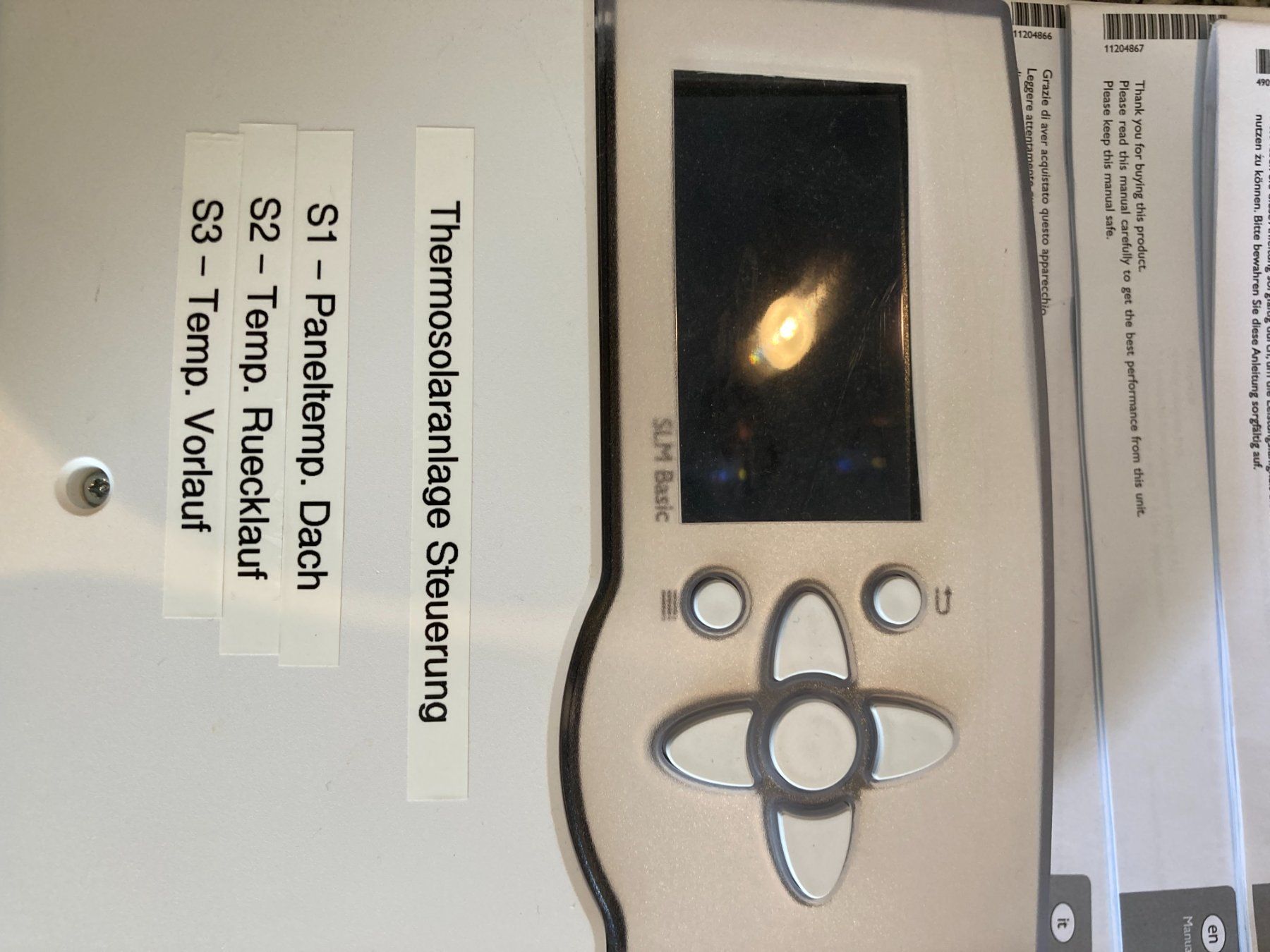 Dispositivi a energia solare: Solaranlage Steuerung SLM Basic - Thermosolar - Sonnenkraft – Usato da Heimberg venduto da Mehrwertdienst 7