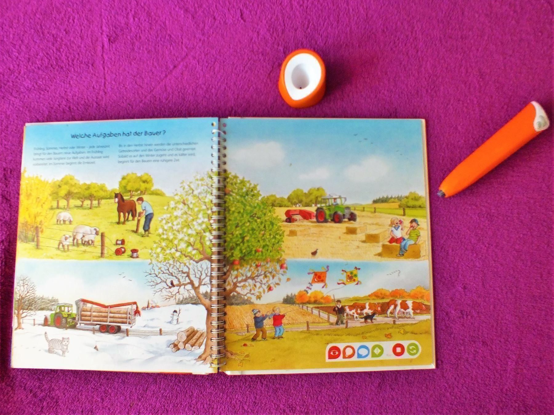Tiptoi Giocattoli: tiptoi Starterset - Stift mit Player & Bauernhof Buch – Usato da Müllheim Dorf venduto da Seeeule01 6