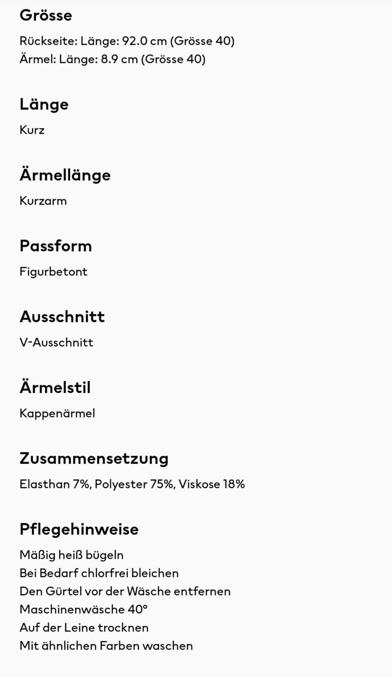 H&M Vestiti: Sommerkleid mit leichtem Stretchanteil – Nuovo (secondo la descrizione) da Adliswil venduto da ssc_z8q6 3