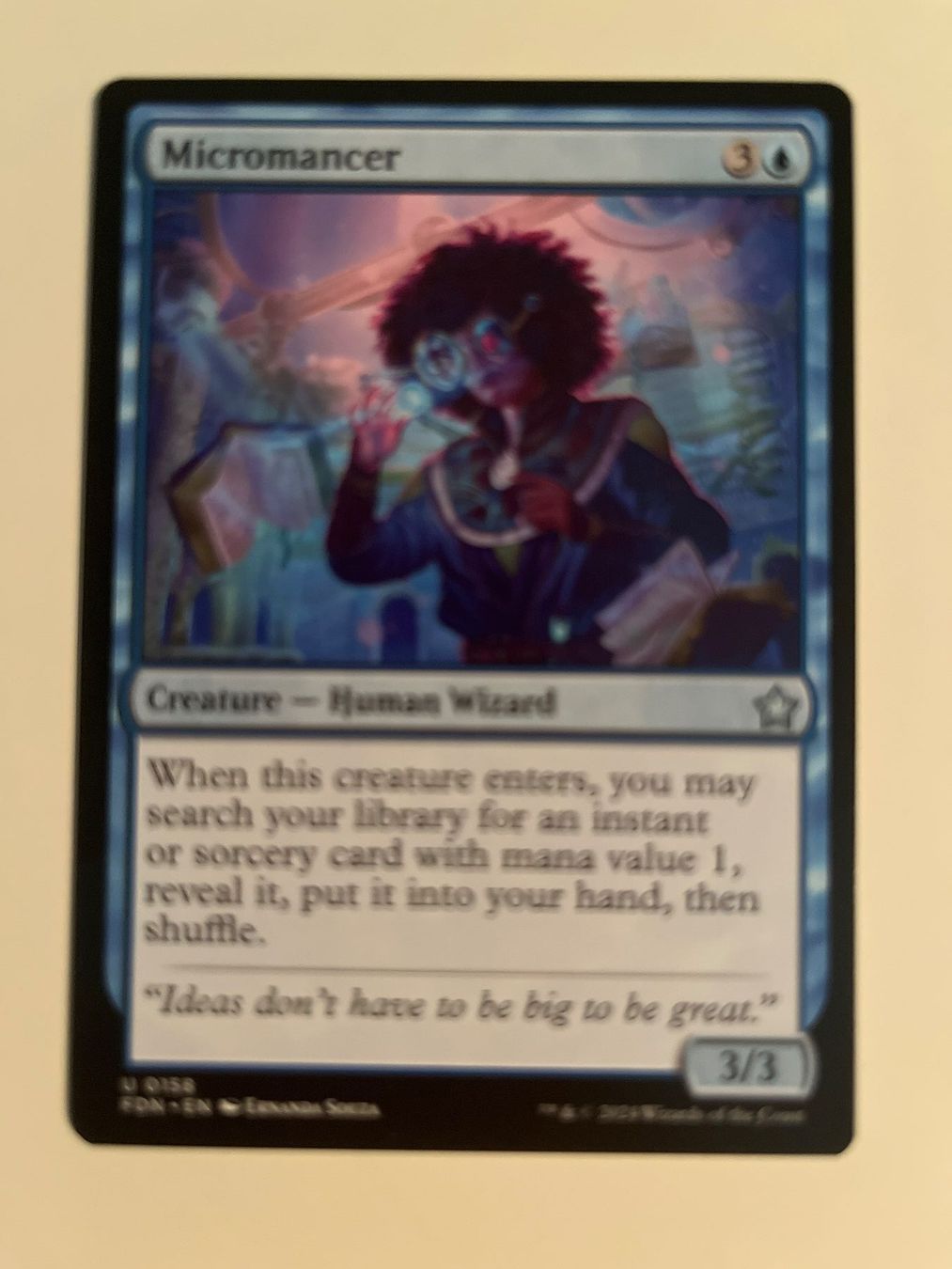 Magic The Gathering Carte collezionabili: 1 x Micromancer - Magic: The Gathering - MtG – Usato da Kriens venduto da Shadi1980
