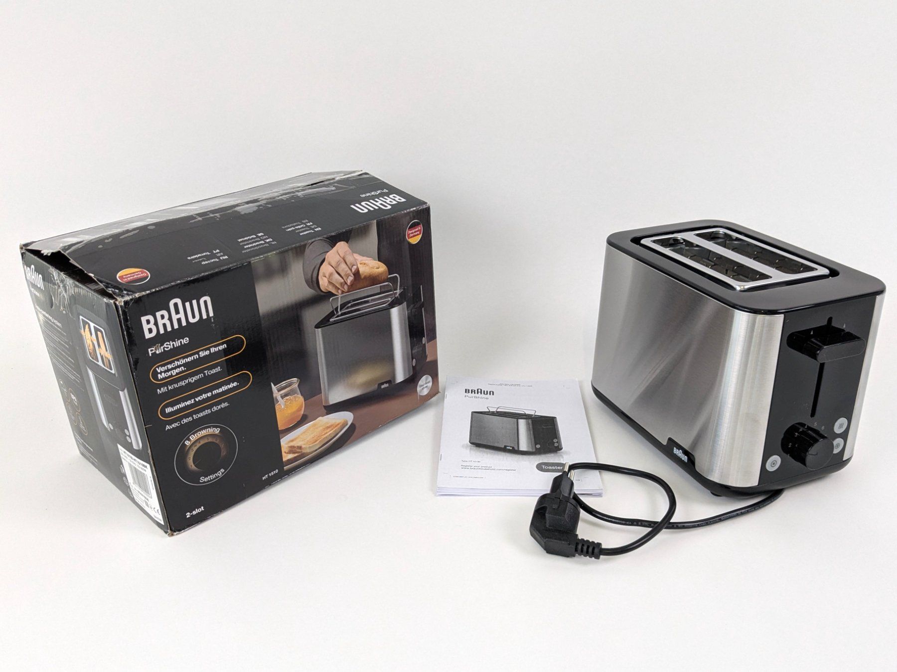 Braun Elettrodomestici da cucina: BRAUN Toaster HT 1510,  2 Scheiben – Nuovo (secondo la descrizione) da Dintikon venduto da Restwert_Dintikon