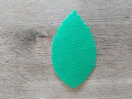 5 Stk Filz Blätter 14*8 cm Felt Leaves