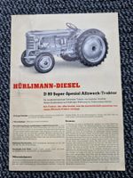 Original Prospekt Hürlimann Traktor D80 Super Spezial