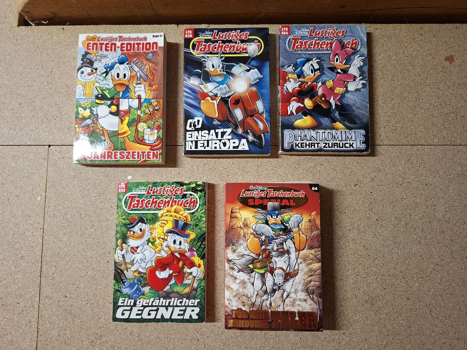 Comics: 5 Lustige Taschenbücher – Gebraucht aus Büsserach von Grenzstein