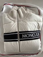 Moncler Zip Cardigan mit Daunen