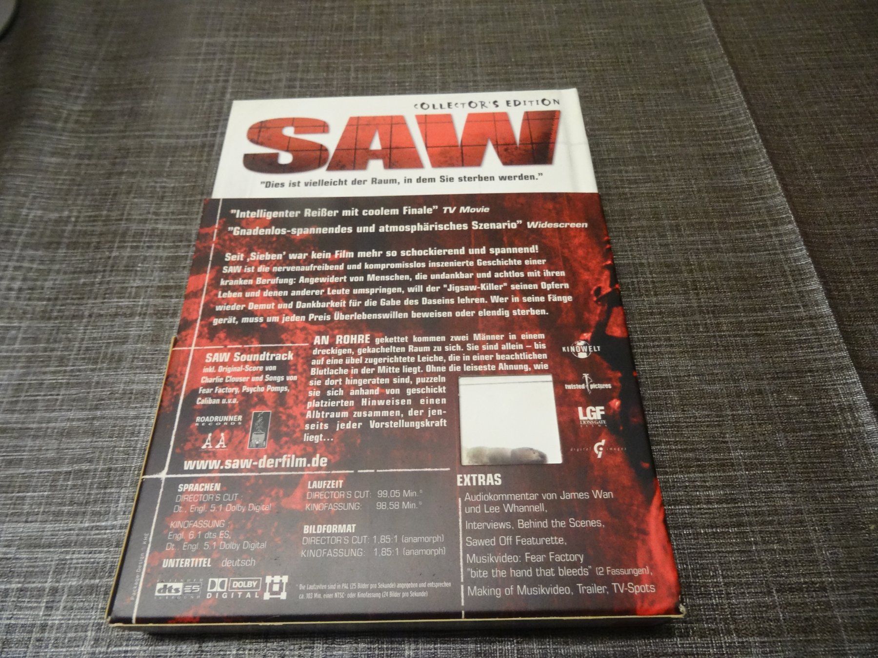Tutti i DVDs: SAW Collector's Edition DVD – Usato da Olten venduto da Disc-Verkauf 1