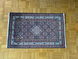Echter Mud Seide Orientteppich, 120x75 cm, Top Zustand