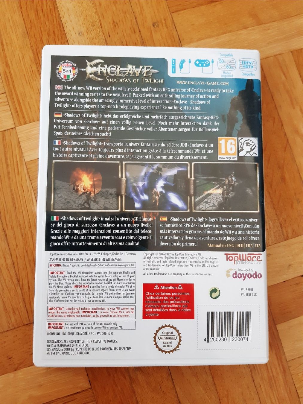 Giochi: Enclave Wii – Usato da St. Gallen venduto da brat01 2