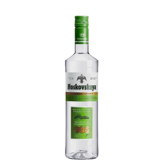 Spirituosen: Vodka Moskovskaya 0,5 lt. – Neu und originalverpackt aus Bülach von StoreInShop.com