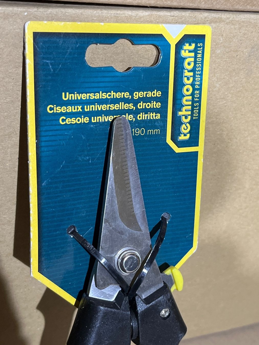 Technocraft Tutti gli attrezzi: Technocraft Universalschere gerade 190mm – Nuovo e nell'imballaggio originale da Tann venduto da Mad_less 1