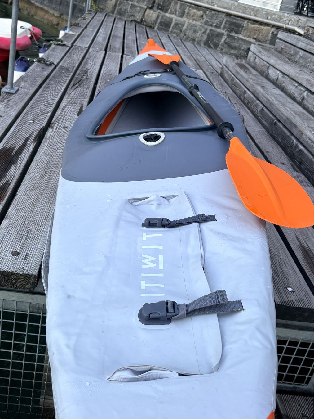Decathlon Boote: SCHNAEPPCHEN: "Profi"-Kajak mit Drop-Stich Technologie – Gebraucht aus Wittenbach von mal_ll8g 1