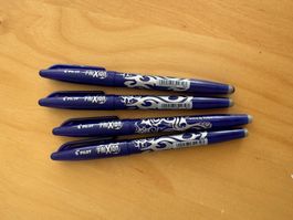 4x Pilot FriXion Stifte Blau