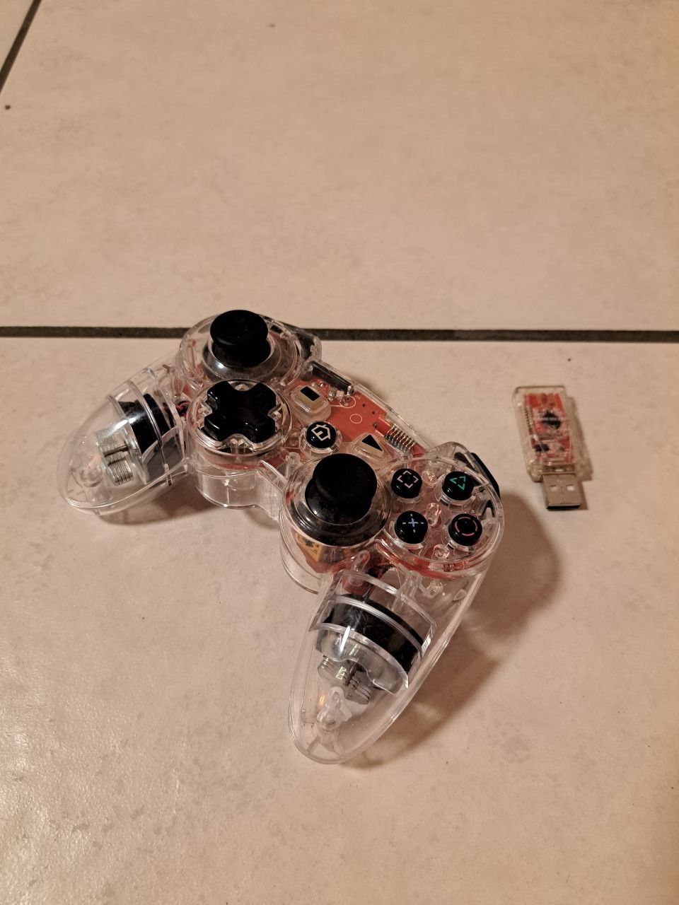 Controller: Afterglow Playstation 3 Controller, transparent – Gebraucht aus Inden von Delocepe