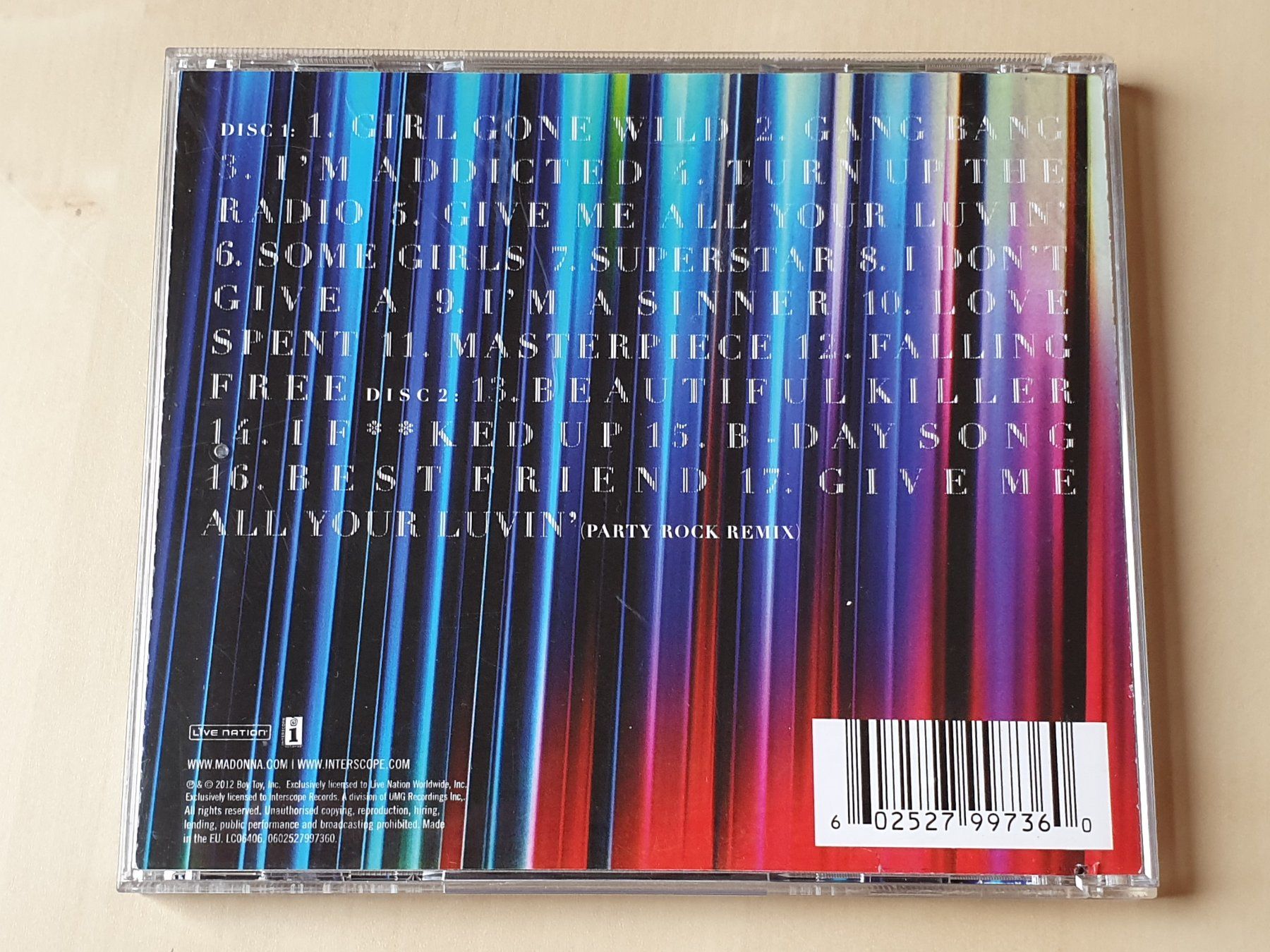 CD: Madonna MDNA – Usato da Stansstad venduto da collectorsshop 1