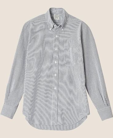 Neu Kamakura Hemd Ivy League Seersucker Gr 15.5 / 39 Blue
