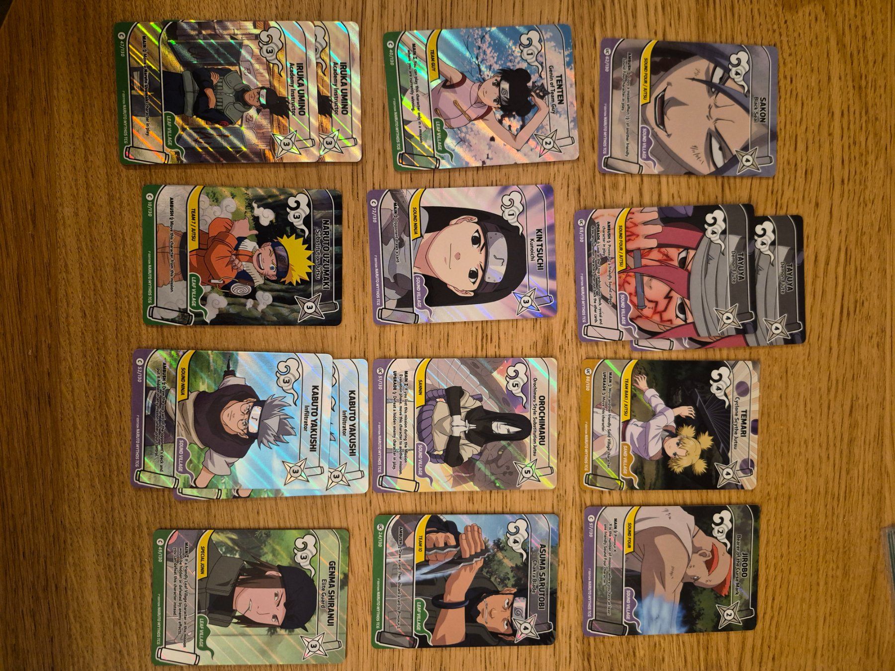 Carte collezionabili: Naruto Mythos Holos Common / Uncommen Lot ENG – Usato da Hermetschwil-Staffeln venduto da Hakicards