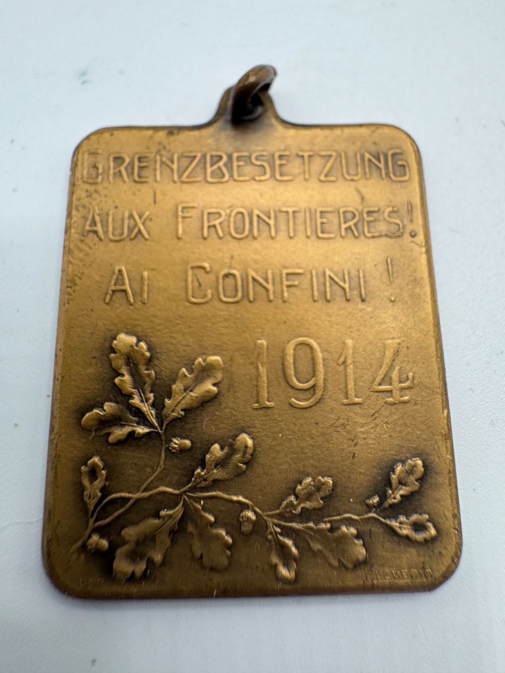 Médailles: Medaille Grenzbesetzung 1914 – D'occasion à Sachseln par BONATI01 1