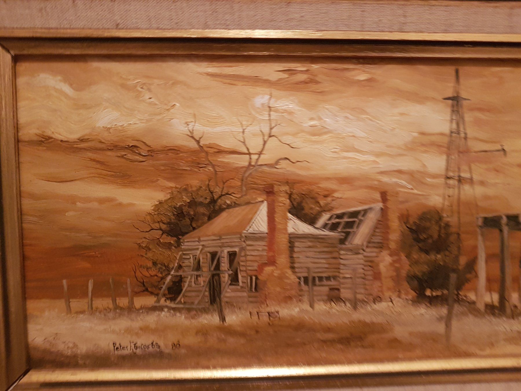 Gemälde: Peter William Edwards FARM in AUSTRALIEN SIG – Gebraucht aus Glattbrugg von casabelavista 5