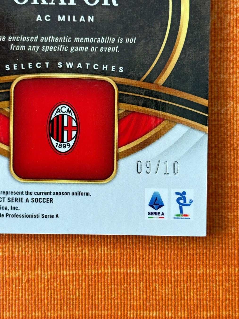 Panini Carte collezionabili: Noah Okafor /10 Panini Select Serie A 2023/24 Patch Card – Usato da Glattpark(Opfikon) venduto da GiuxTradingCards 2