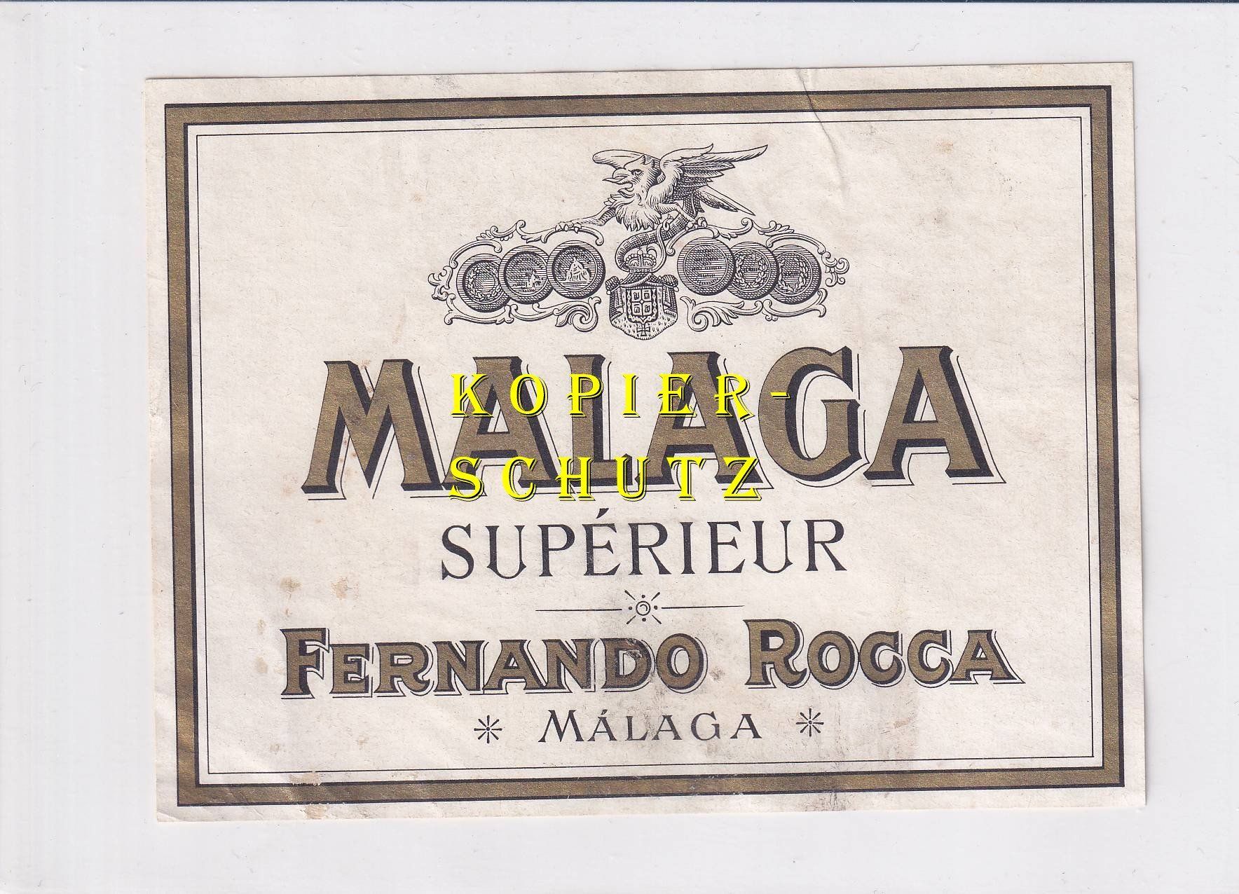 Papier: Etikette - Malaga supérieur – D'occasion à Hombrechtikon par Rudolf07