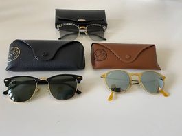 Sonnenbrillen (2 x Ray Ban und eine Vintage Sonnenbrille)