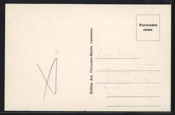 Cartoline postali: AK Hilterfingen, Blick auf die Kirche – Usato da Berlin venduto da bartko-reher 1