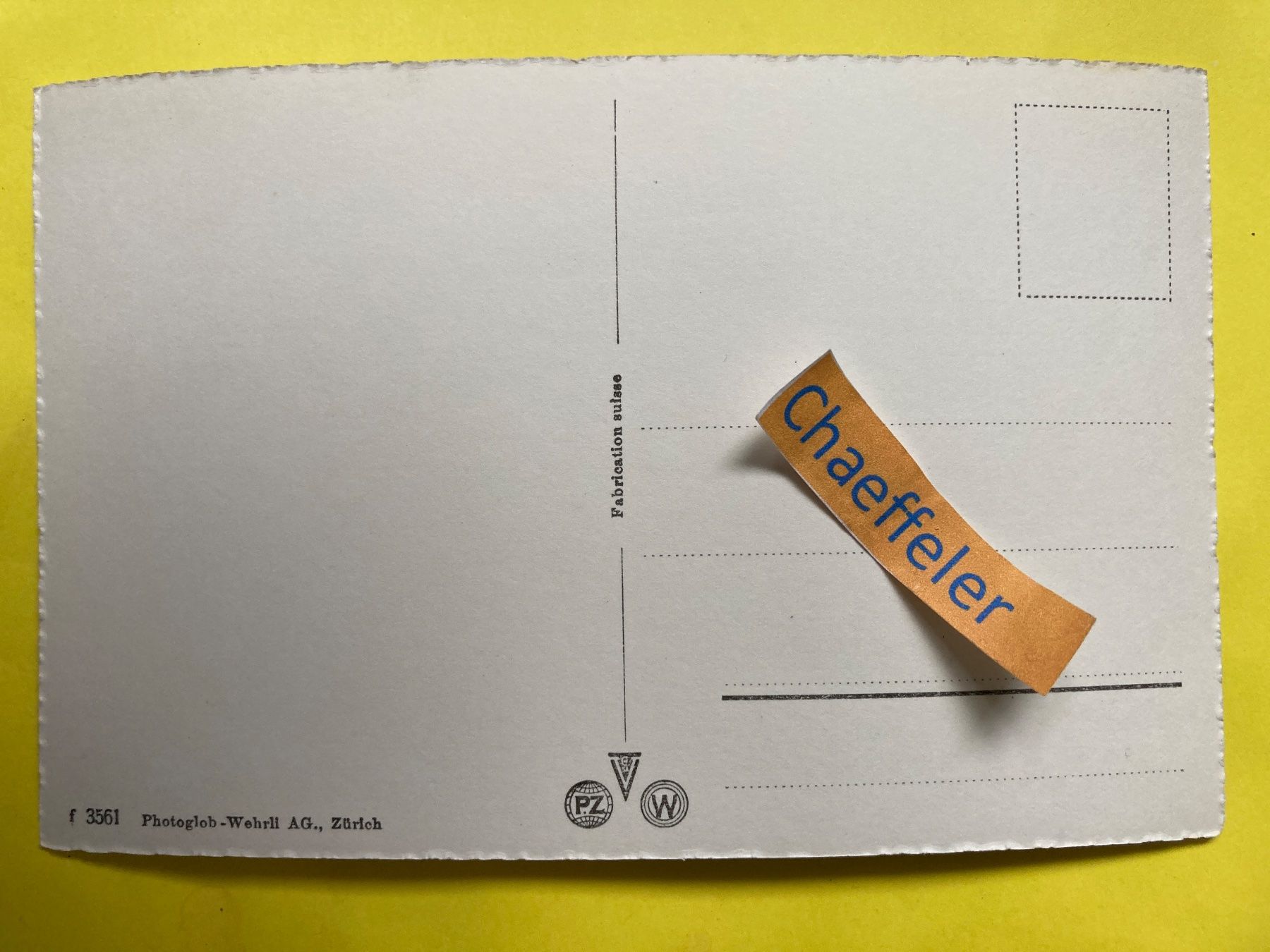 Cartoline postali: Bremgarten – Usato da Zürich venduto da Chaeffeler 1