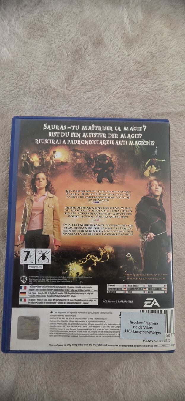 Giochi: Harry potter et la coupe de feu PS2 – Usato da Mézières VD venduto da Grymmjow1904 1