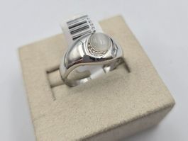 Ring Silber 925 Mondstein Zirkonia Gr. 54