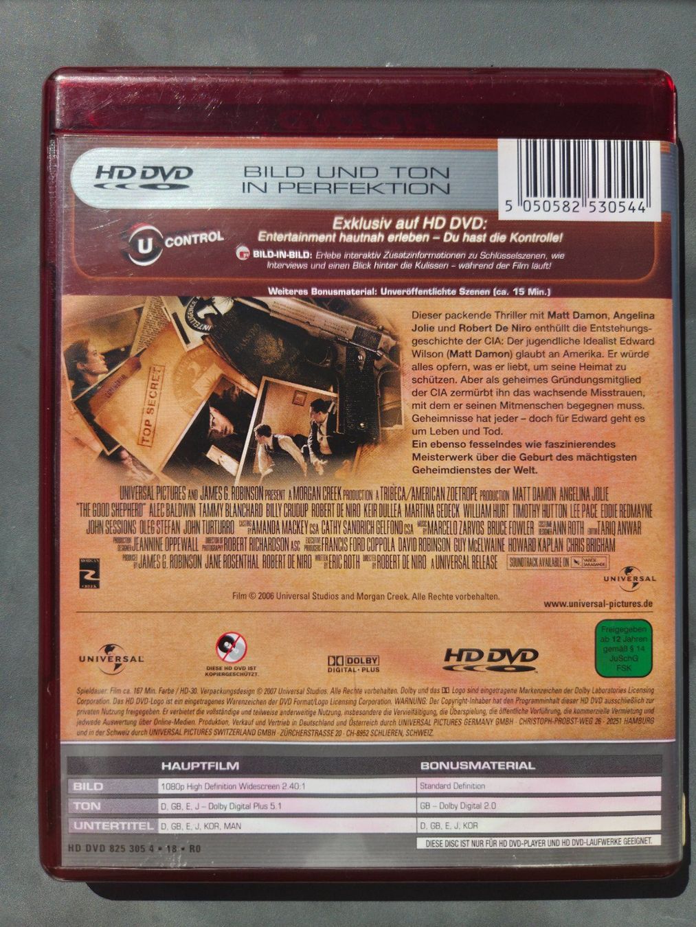 Tutti i DVDs: The Good Shepherd HD DVD – Usato da Aldesago venduto da lusuardi 1